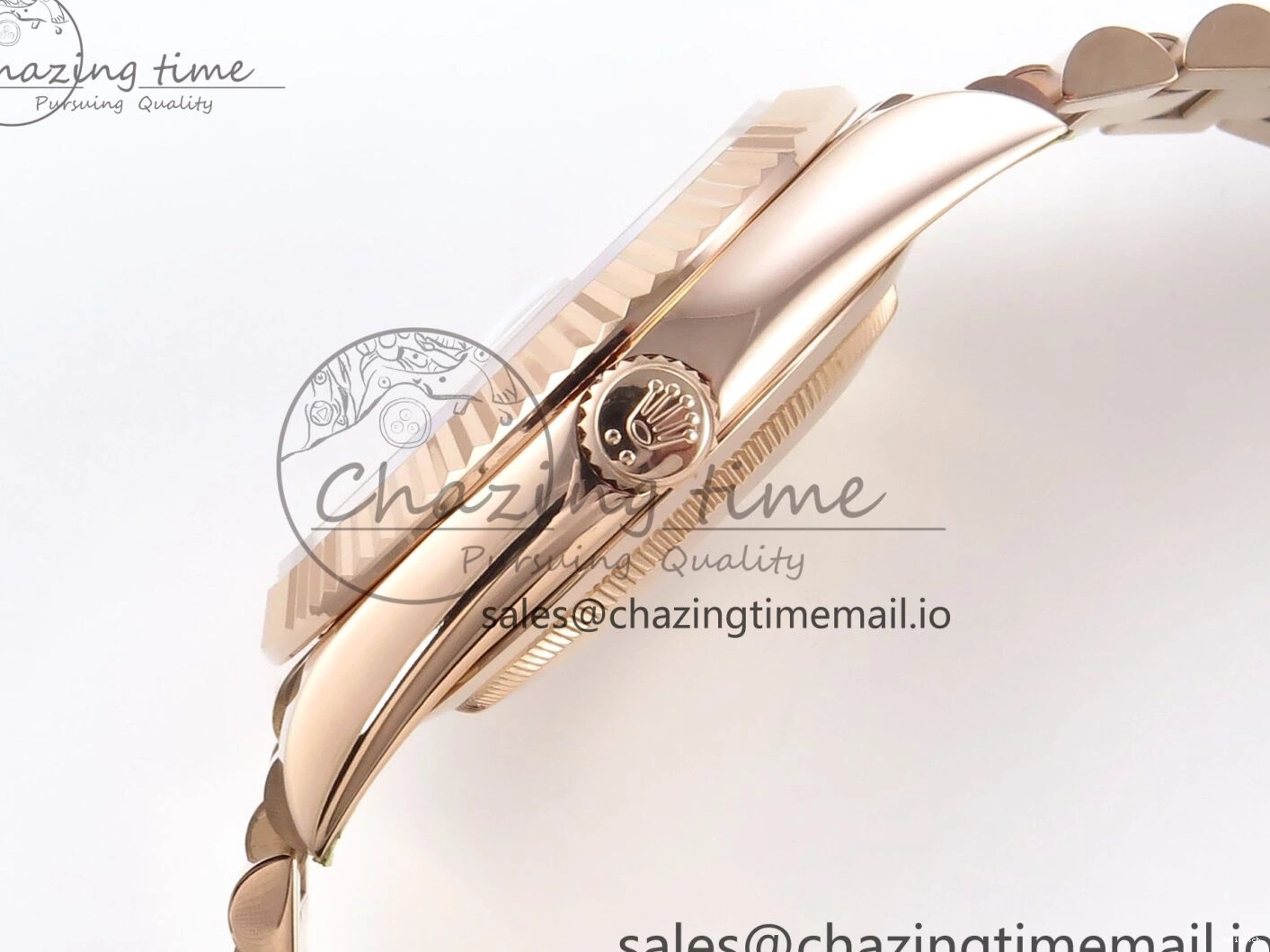 Edition RG Best Weight) Noob on Roman A2836 Bracelet 228235 Dial President 1:1 Date 40 Day (Gain Brown 0503